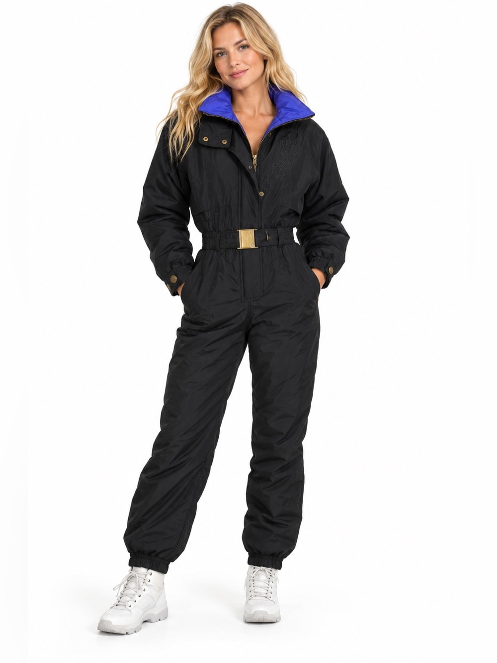 Vintage 1990’s Nordica Classics Women’s One-Piece Ski Snowsuit – Size 14